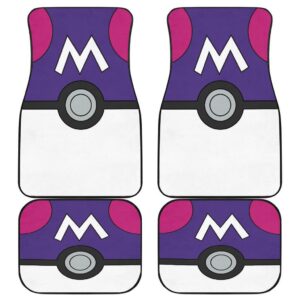 Master Ball Pokemon Car Floor Mats