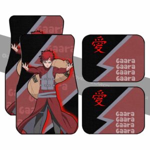 Naruto Anime Gaara Car Floor Mats Custom Car Interior Accessories