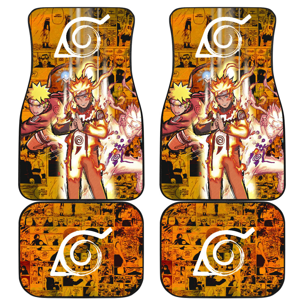 Naruto Anime Naruto Bijuu Mode Manga Background Car Floor Mats Naruto Anime Naruto Bijuu Mode Manga Background Car Floor Mats