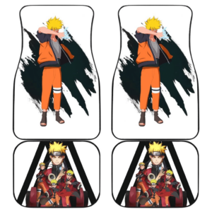 Naruto Anime Naruto Sage Mode Fighting Rasengan Car Floor Mats