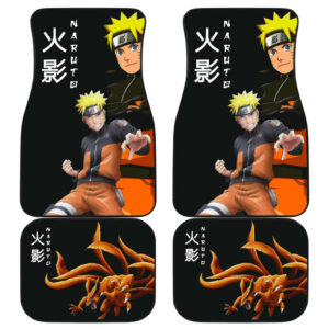 Naruto Uzumaki Kyuubi Car Floor Mats Anime Car Accessories