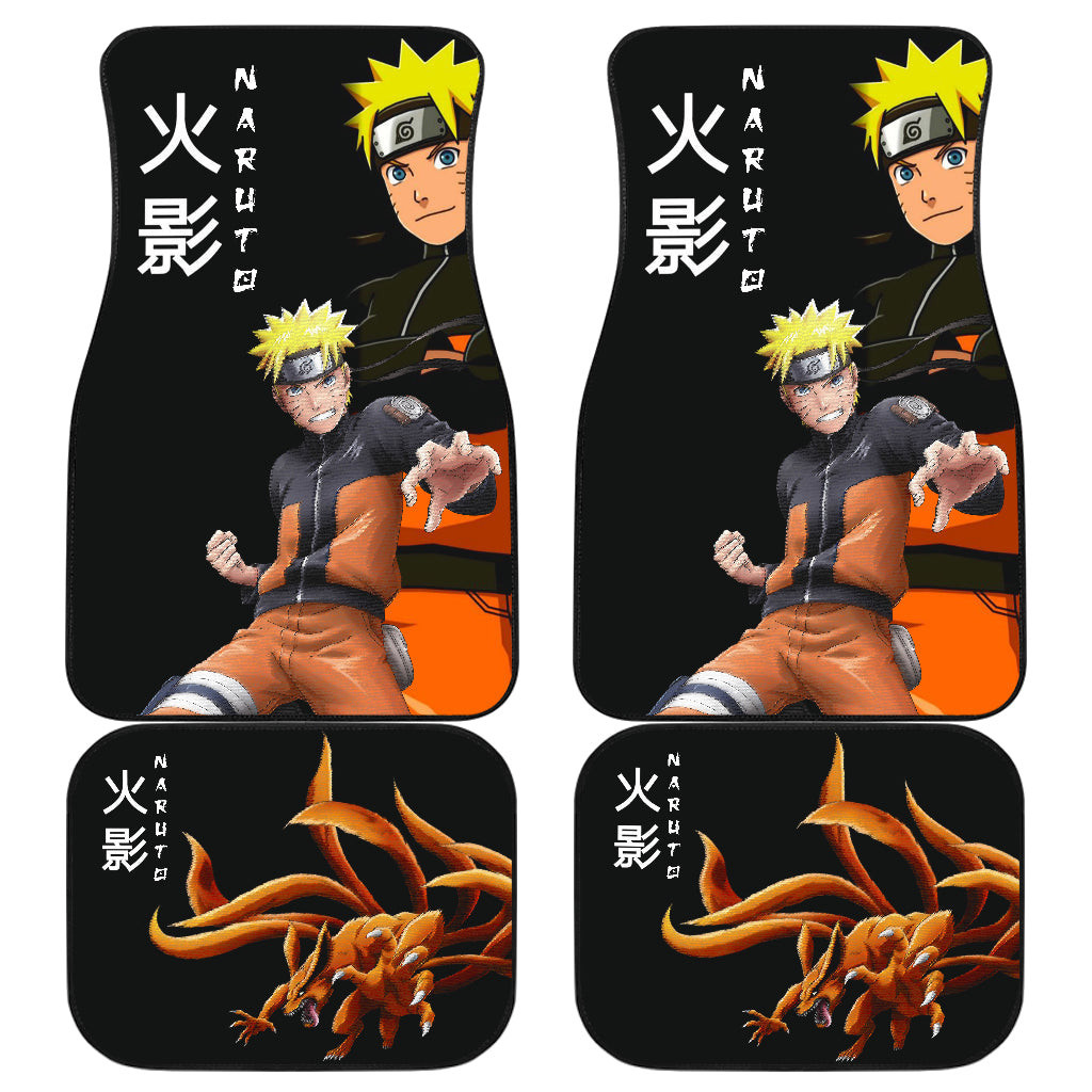 Naruto Uzumaki Kyuubi Car Floor Mats Anime Car Accessories Naruto Uzumaki Kyuubi Car Floor Mats Anime Car Accessories