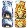 Naruto Vs Sasuke Anime Car Floor Mats