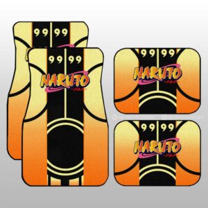 Naruto’s Yang Kurama Mode Uniform Car Floor Mats Custom Naruto Anime Car Interior Accessories