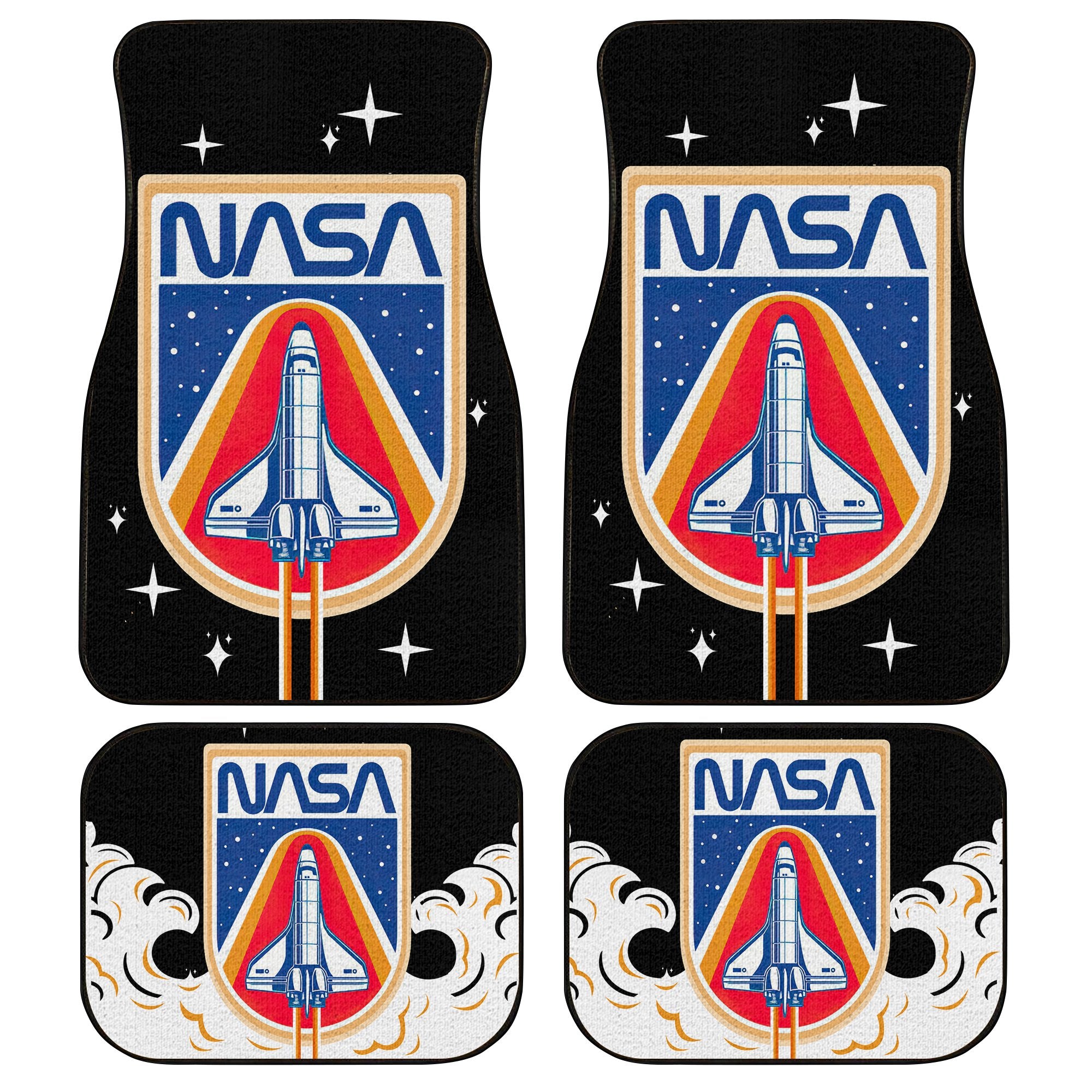 Nasa Logo Car Floor Mats Custom Car Interior Accessories Nasa Logo Car Floor Mats Custom Car Interior Accessories