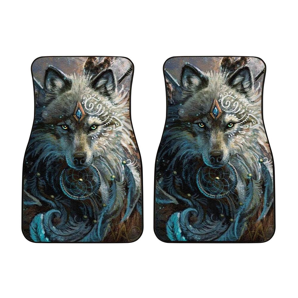 Native-American-Wolf-Dreamcatcher-Car-Floor-Mats-Gifts-Idea-1
