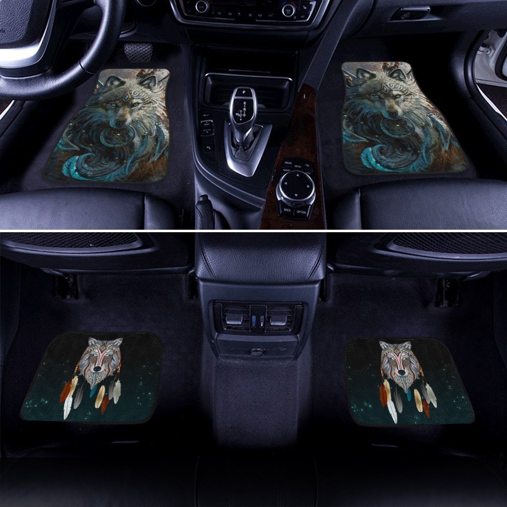 Native-American-Wolf-Dreamcatcher-Car-Floor-Mats-Gifts-Idea-2