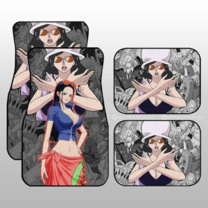 Nico Robin Car Floor Mats Custom One Piece Anime Car Interior Accessories