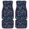 Night Leaf Front And Back Car Mats