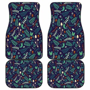 Night Leaf Front And Back Car Mats