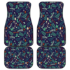 Night Leaf Symbols Pattern Car Floor Mats 191028