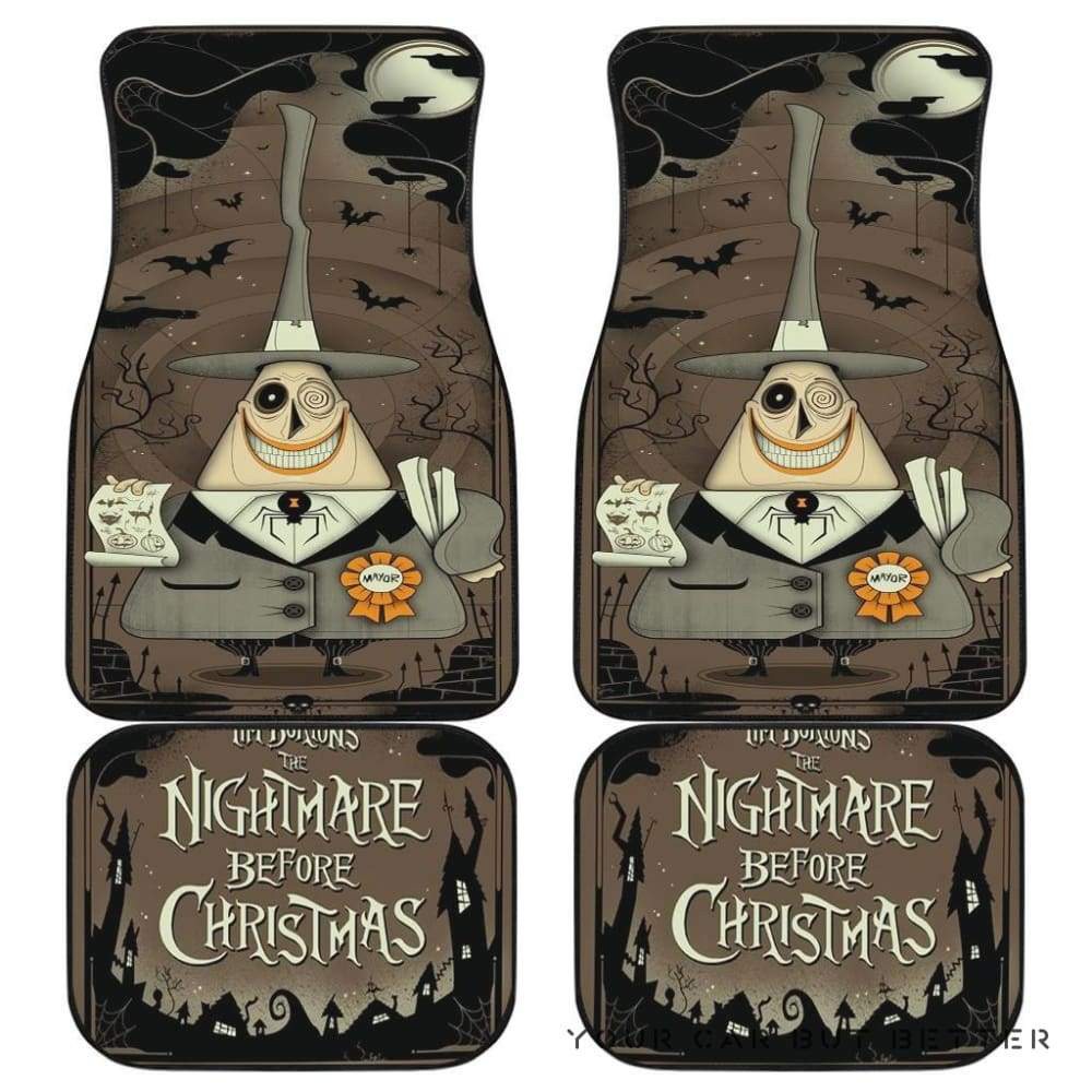 Nightmare Before Christmas Car Floor Mats 1 T1120 Nightmare Before Christmas Car Floor Mats 1 T1120