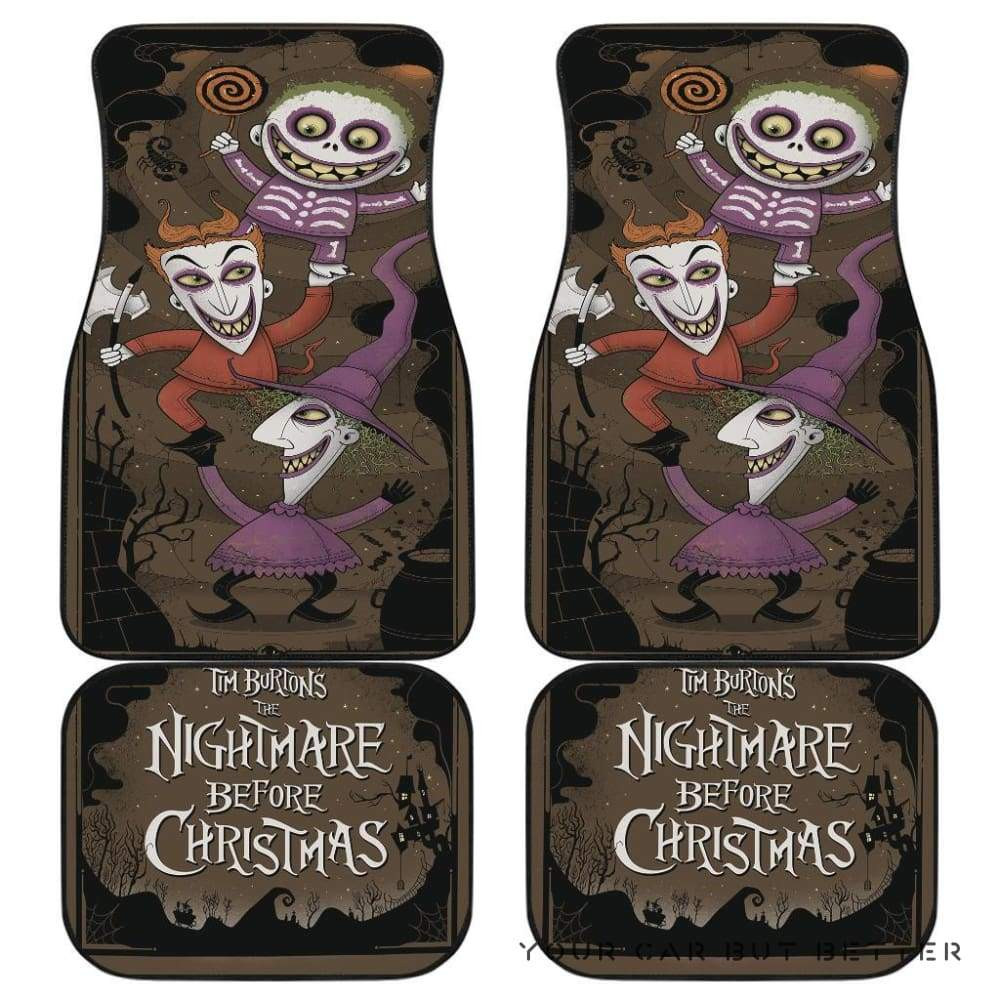 Nightmare Before Christmas Car Floor Mats T1120 Nightmare Before Christmas Car Floor Mats T1120