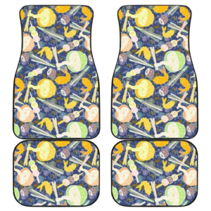 Noodle Symbols Colorful Car Floor Mats 191028