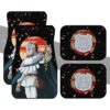 Nozel Silva Car Floor Mats Custom Black Clover Anime Car Accessories