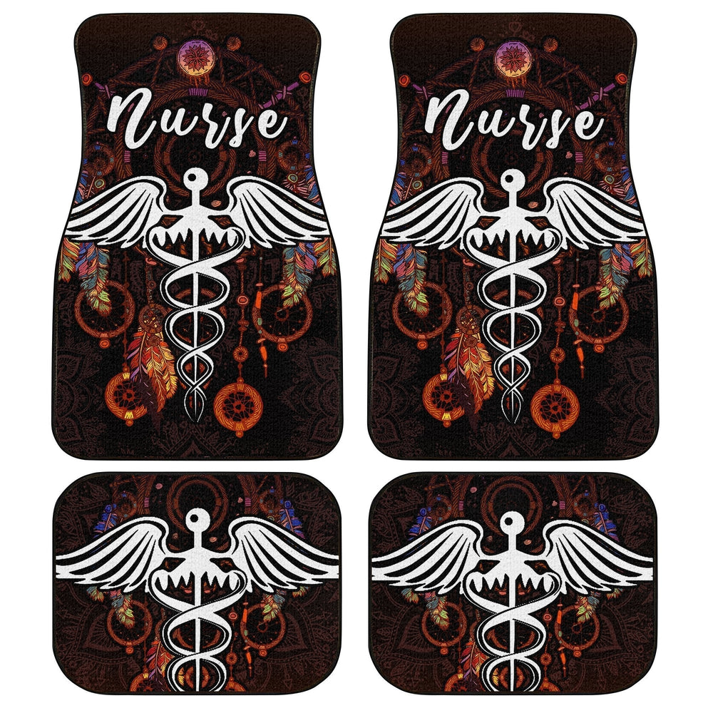 Nurse Car Floor Mats Custom Mandala Dreamcatcher Meaningful Gifts Idea For Nurse Car Accessories Nurse Car Floor Mats Custom Mandala Dreamcatcher Meaningful Gifts Idea For Nurse Car Accessories