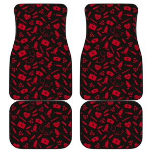 Nurse Pattern Art Car Floor Mats Amazing Gift Ideas T041820