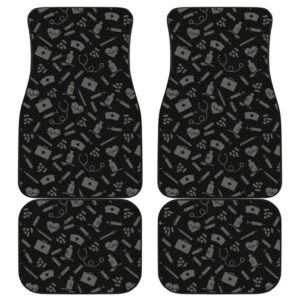 Nurse Pattern Car Floor Mats Amazing Gift Ideas T041820