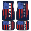 Nurse Symbol American Flag Car Floor Mats Amazing Gift T041820