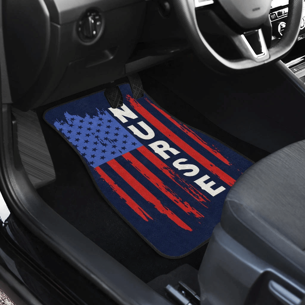 Nurse-Symbol-American-Flag-Car-Floor-Mats-Amazing-Gift-T041820-2