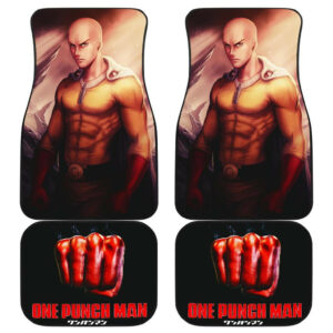 One Punch Man Brave Fist Car Floor Mats 191029