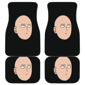 One Punch Man Funny Head Car Floor Mats 191029