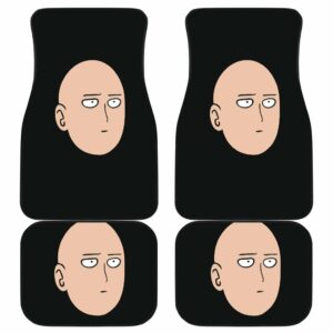One Punch Man Funny Head Car Floor Mats