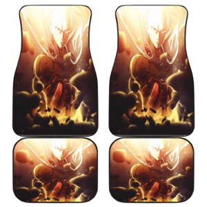 One Punch Man Saitama Fighting Car Floor Mats 191029