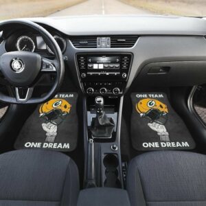 One Team One Dream Green Bay Packers Car Floor Mats