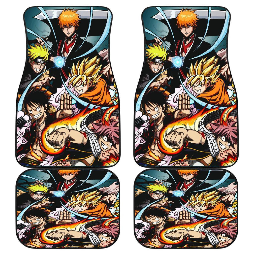 One piece Naruto Fairy tail Dragon ball Anime Legends 2019 Car Floor Mats 191017 One piece Naruto Fairy tail Dragon ball Anime Legends 2019 Car Floor Mats 191017