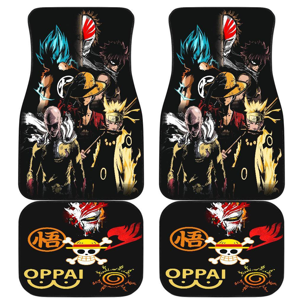 One punch One piece Dragon ball Naruto Anime Heroes Car Floor Mats 191017 One punch One piece Dragon ball Naruto Anime Heroes Car Floor Mats 191017