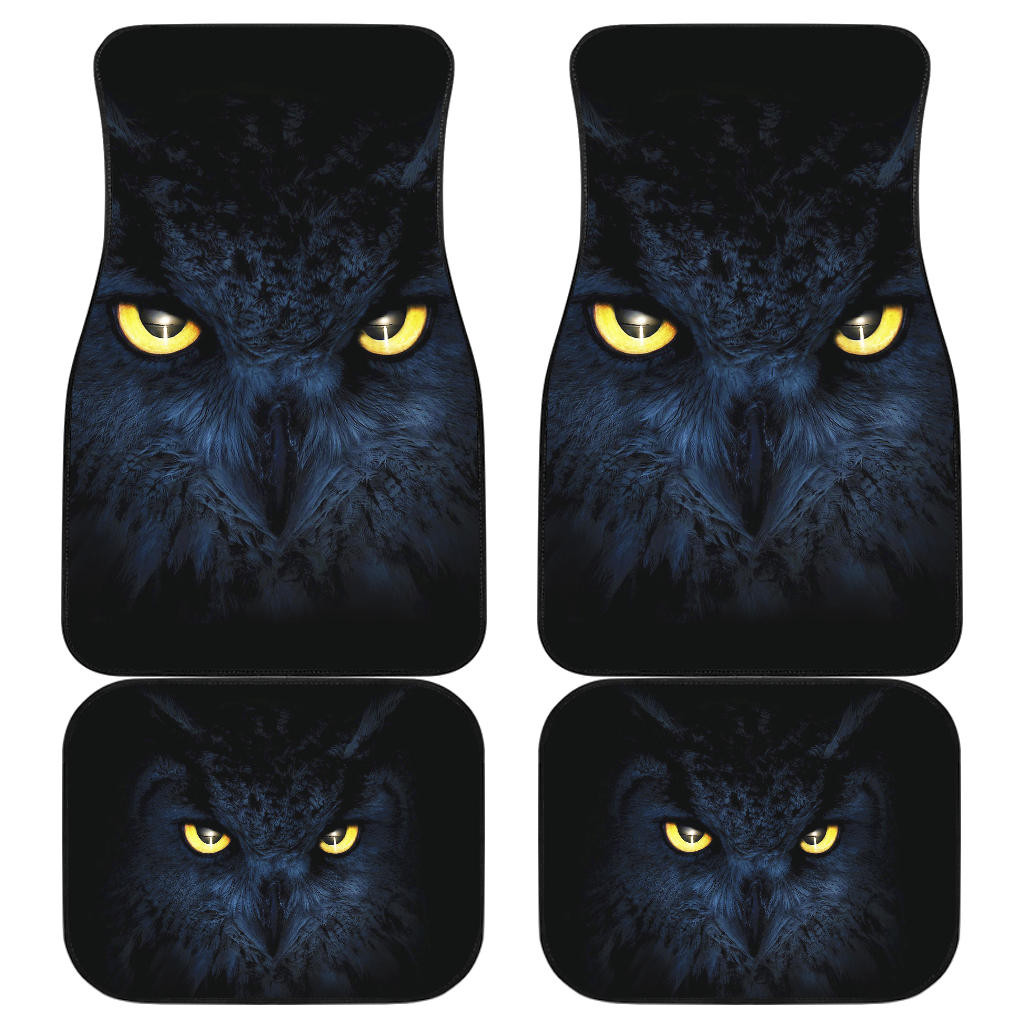 Owl Eyes Night Car Floor Mats Amazing Gift Ideas H200218 Owl Eyes Night Car Floor Mats Amazing Gift Ideas H200218