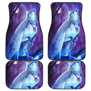Owl God of Silence Death Car Floor Mats 191029