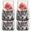 Owl Hungry Face Wild Animal Art Car Floor Mats 191029