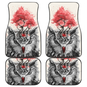 Owl Hungry Face Wild Animal Art Car Floor Mats 191029