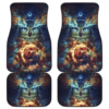 Owl Moon Art Design Car Floor Mats Animals Fantasy H0119