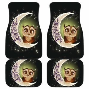 Owl Moon Front And Back Car Mats