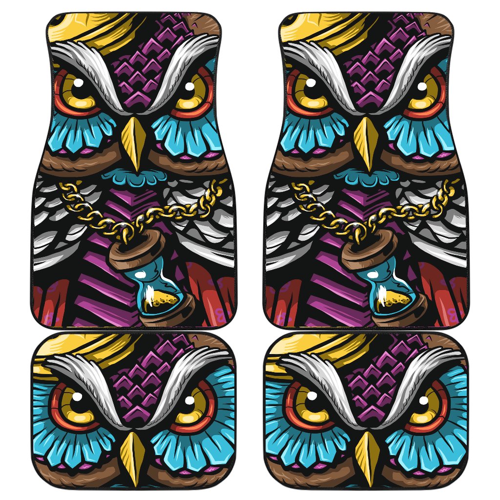 Owl New Front And Back Car Mats Owl New Front And Back Car Mats