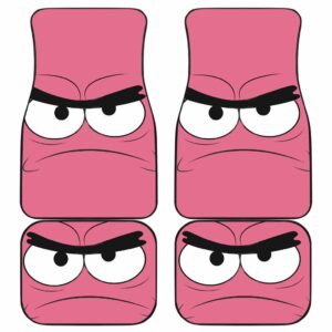 Patrick Crazy Face Cartoon Car Floor Mats