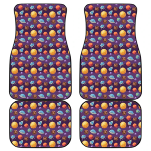 Pattern Universe Cute Car Floor Mats Amazing Gift H040220