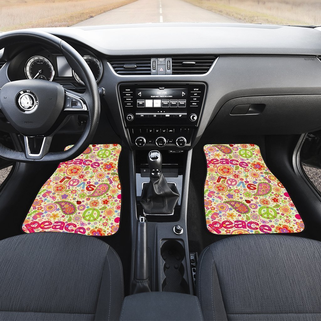 Peace-Car-Floor-Mats-Custom-Lovely-Flower-Peace-Accessories-For-Car-2