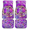 Peace Sign Car Floor Mats Custom Flower Hummingbirds Car Accessories Gifts Idea