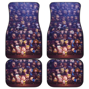 Peanuts Cartoon Funny for Kids Car Floor Mats 191029
