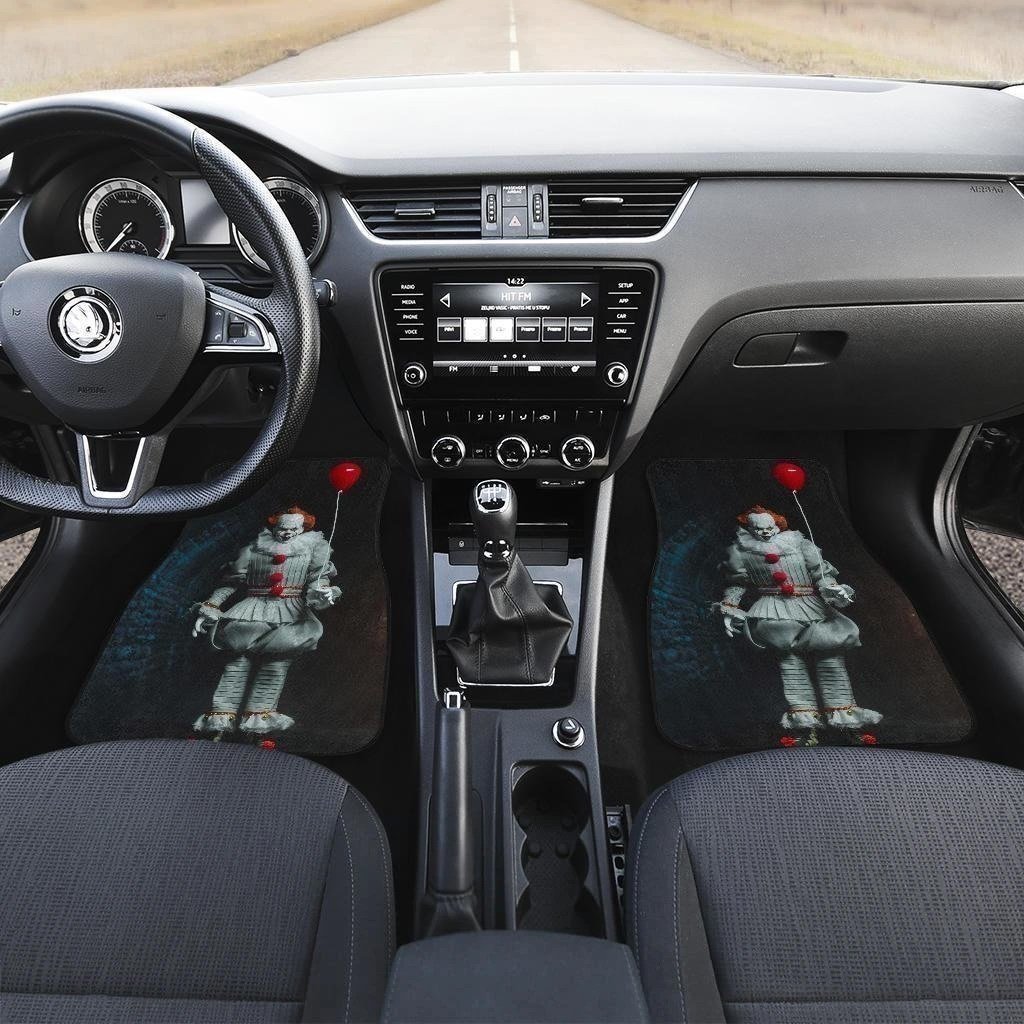 Pennywise Car Floor Mats Funny For Fan Gift Idea Pennywise Car Floor Mats Funny For Fan Gift Idea
