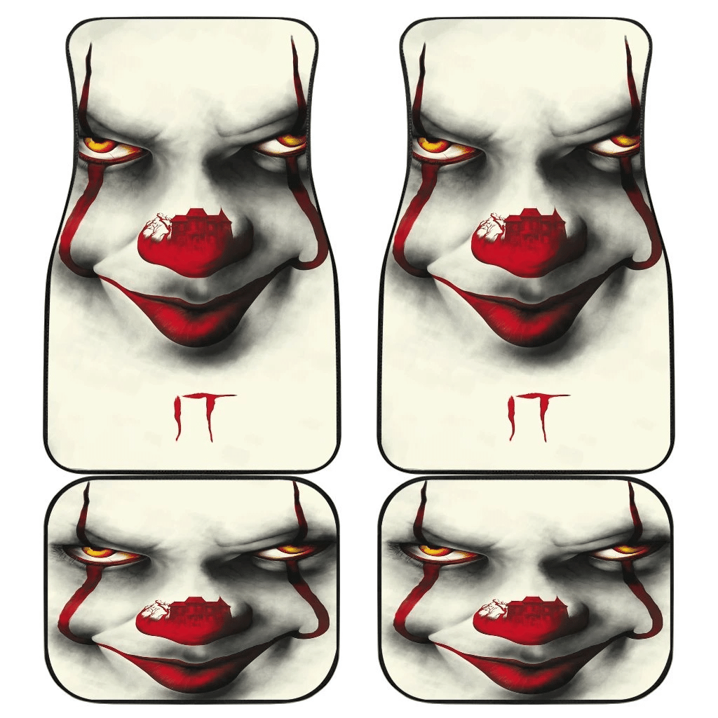 Pennywise IT Horror Face Devil Smile Car Floor Mats 191029 Pennywise IT Horror Face Devil Smile Car Floor Mats 191029