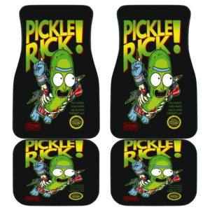 Pickle Rick Funny Cartoon Car Floor Mats 191029