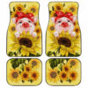 Pig Sunflower Custom Car Floor Mats