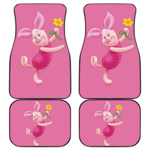 Piglet Cute in Pink theme Cartoon Car Floor Mats 191029
