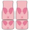 Piglet Emblems Logo in Pink theme Car Floor Mats 191029