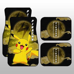 Pikachu Car Floor Mats Custom Pokemon Anime Car Accessories For Anime Fans